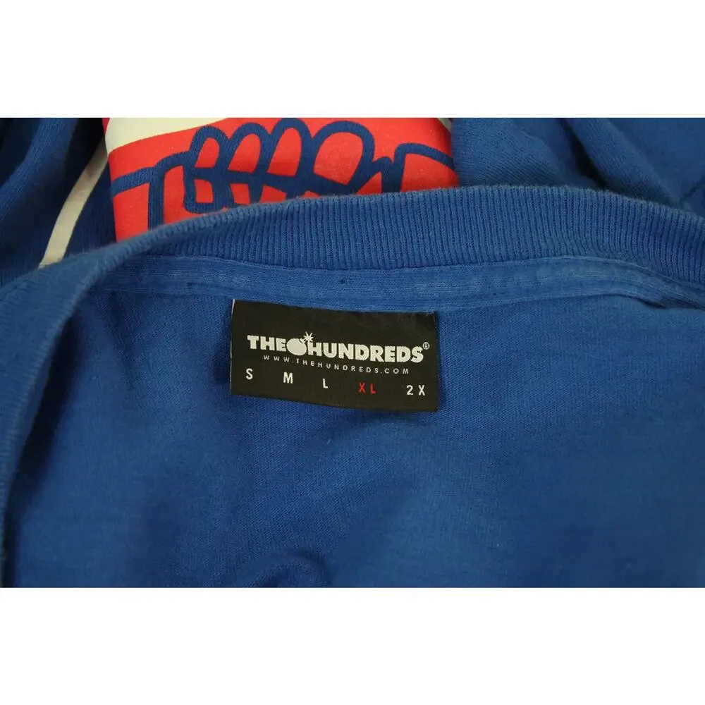 The Hundreds x BAYC Bored Ape Yacht Club T Shirt XL Blue Adam Bomb